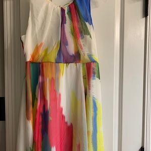 Pietro Brunelli  multi colored dress.